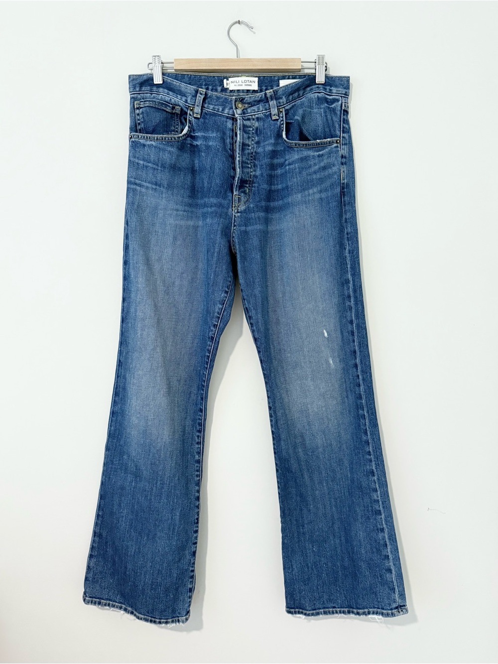 Nili Lotan Juliet Jeans distressed denim size 30